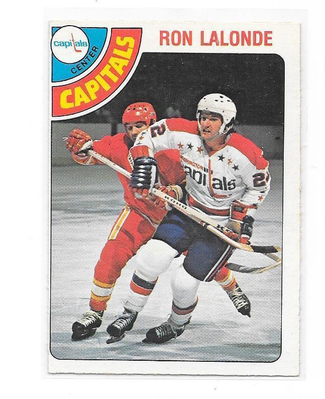 1978-79 OPC #371 Ron Lalonde Washington Capitals