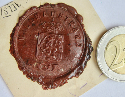 VANHA Vahasinetti Lappeenranta Postitoimisto 1800-l KOMEA