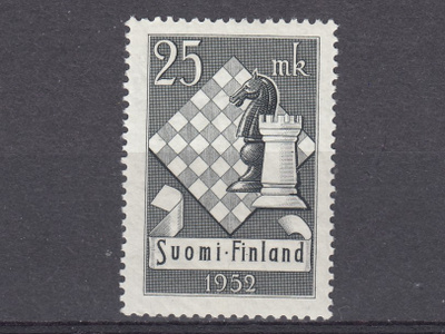 1952 Lape 412 X. Shakkiolympialaiset *