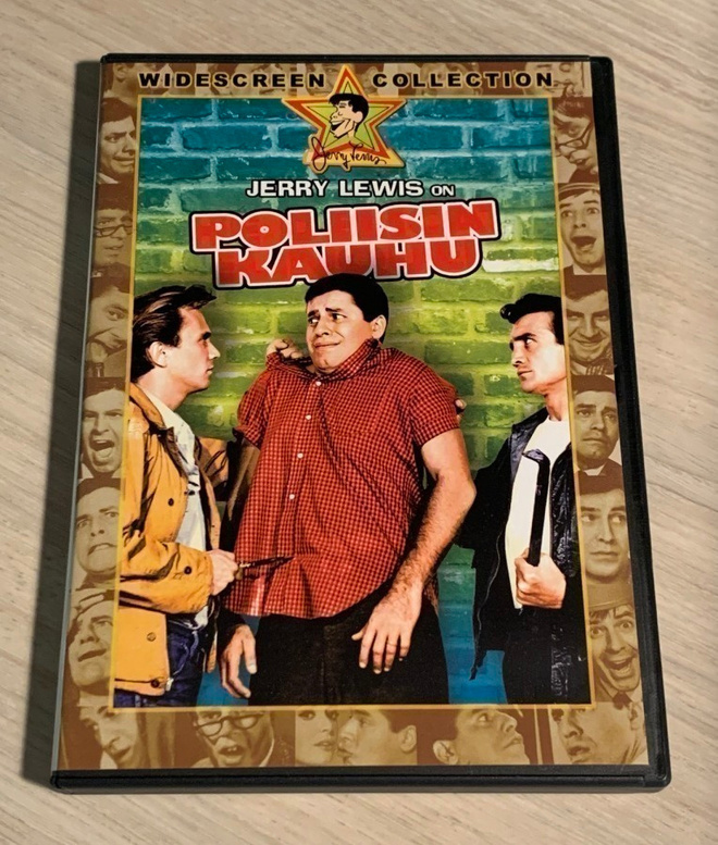 Poliisin kauhu (1957) Jerry Lewis -komedia (UUSI)