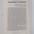 Jose Ortega y Gasset : Massojen kapina - pikkukuva 2