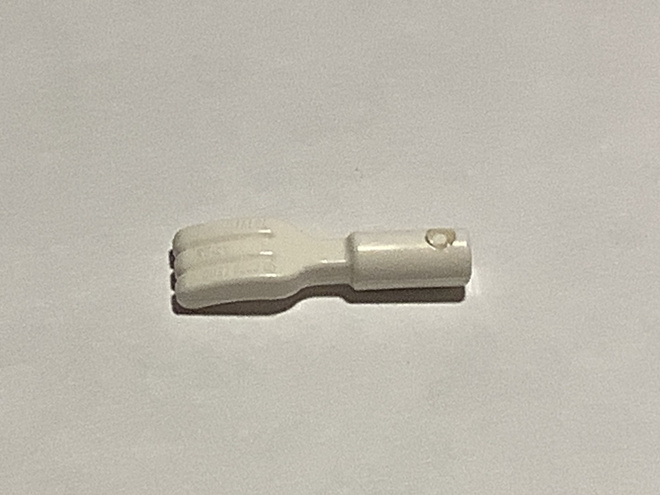 Lego Friends valkoinen haarukka