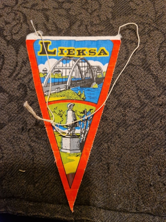 Lieksa vintage pieni matkailuviiri
