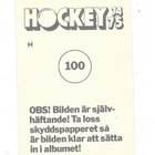 1974-75 SWE Williams #100 Henry Leppä , Suomi & Jokerit - pikkukuva 2