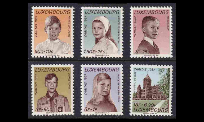 Luxemburg 759-64 ** Caritas (1967)