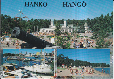 Hanko - Hangö. Sommitelmakortti e121