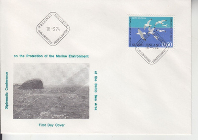 FDC 1974 Itämeri.