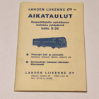Lahden Liikenne Oy aikataulut 1980 - pikkukuva 1