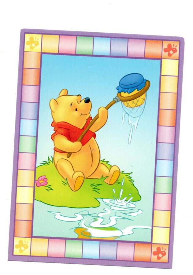 °°NALLE PUH &...HUNAJAHAAVI°° -KORTTI /PAPRON (Disney)