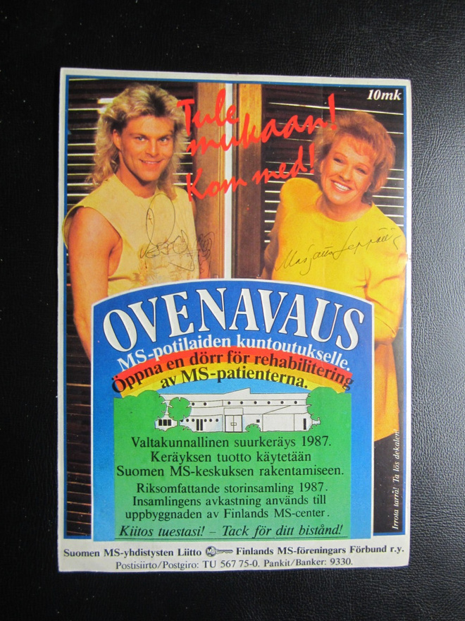 RESSU REDFORD MARJATTA LEPPÄNEN TARRA VUODELTA 1987