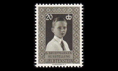 Liechtenstein 352 ** Postimerkkinäyttely (1956)