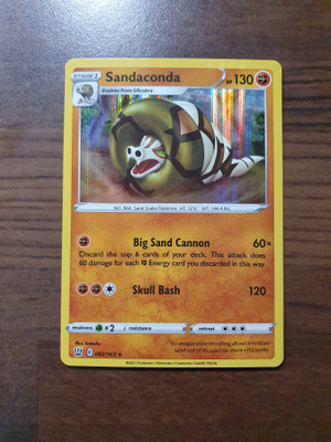 Pokemon Sandaconda 082/163 Holo Rare
