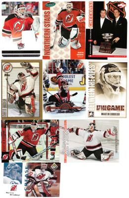 9 x Mv MARTIN BRODEUR New Jersey Devils