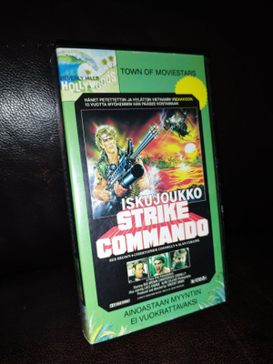VHS - ISKUJOUKKO - STRIKE COMMANDO (1987)