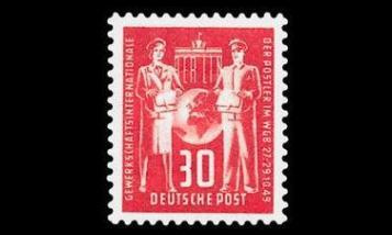 DDR 244 ** Postikonferenssi 30 Pf (1949)