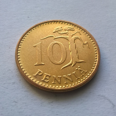 10 p  v. 1968 unc