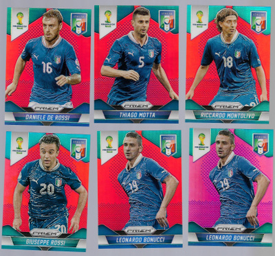 Italia x 89 Panini World Cup 2014 Prizm Euro 2016 Prizm ym.