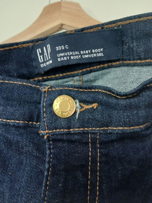 Gap stetch farkut, tuumakoko 33
