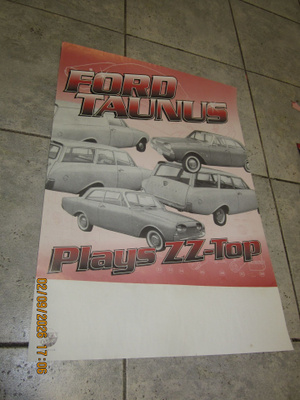 Ford Taunus Plays ZZ-Top -juliste (60 x 42 cm)