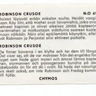 Purkkakuva Chymos ROBINSON CRUSOE n:o 41 Purukumikuva. - pikkukuva 2