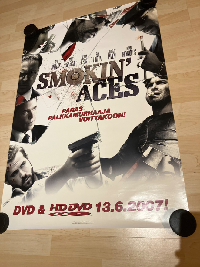 Elokuvajuliste - Smoking Aces (70x100)
