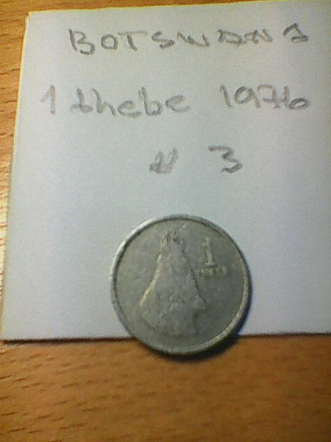Botswana 1 thebe 1976, km#3
