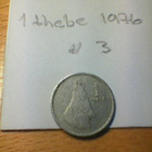 Botswana 1 thebe 1976, km#3 - pikkukuva 1