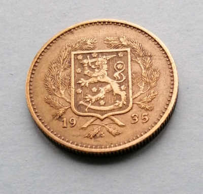 10 markkaa 1935 alpr