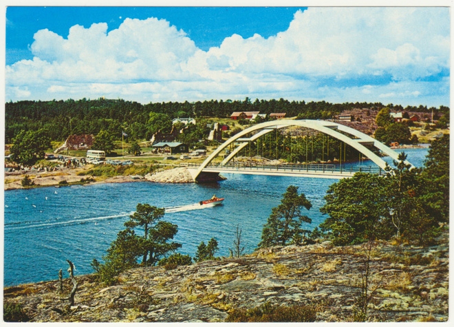Ahvenanmaa Åland Bomarsund Prästön silta