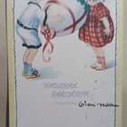 Lapset ja iso koristeltu Pääsiäismuna, p. 1932 - pikkukuva 1