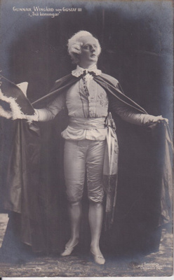 Gunnar Wingård som Gustaf III, näyttelijä , star, e167