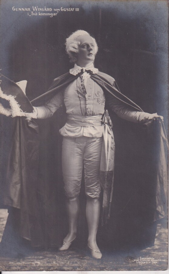 Gunnar Wingård som Gustaf III, näyttelijä , star,  e167