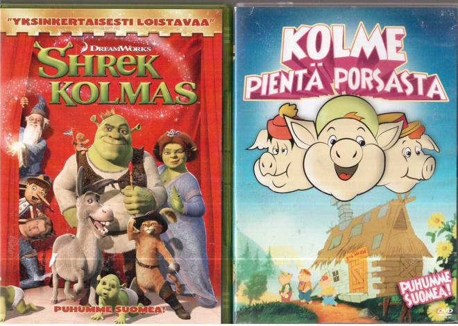2 KPL DVD ELOKUVIA