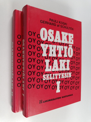 Pauli Koski ym. : Osakeyhtiölaki selityksin 1-2