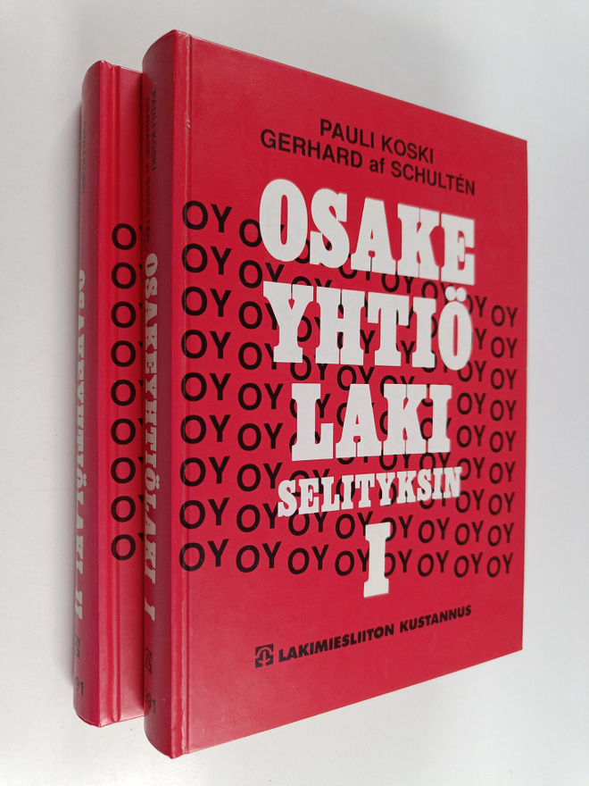 Pauli Koski ym. : Osakeyhtiölaki selityksin 1-2