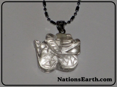 Käärme Kristalli Kaulakoru / Snake Crystal Pendant *UUSI*
