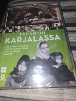 Tapahtui Karjalassa – 4 DVD – UUSI / MUOVEISSA – Evakko, Säk