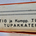 VANHA Paketti JYMY Piipputupakka KOMEA 1951 Rettig Turku - pikkukuva 4