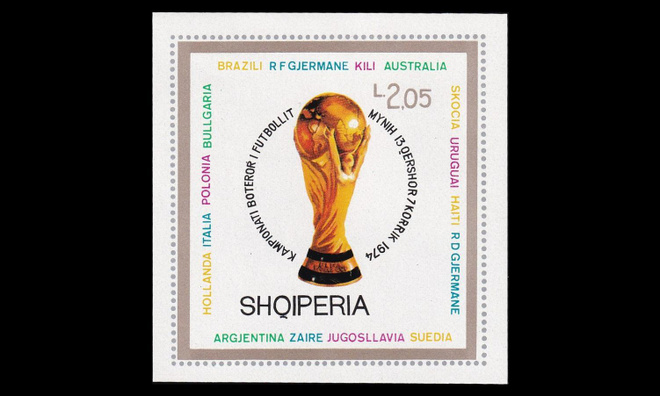 Albania 1688BL51 ** Jalkapallon MM-kisat Saksa (1974)
