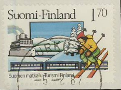 1987 matkailu 1,70mk loisto TURKU -87