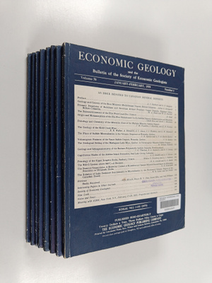 Economic Geology and the Bulletin of the Society of Econo...