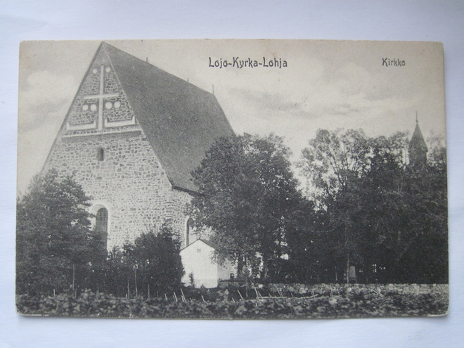 VANHA Postikortti Lohja Veijola Rivileima 1907