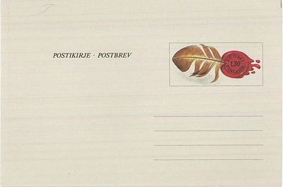 1983 1,30mk postikirje +