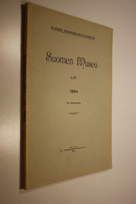 Lars (toim.) Pettersson : Suomen museo LXI 1954
