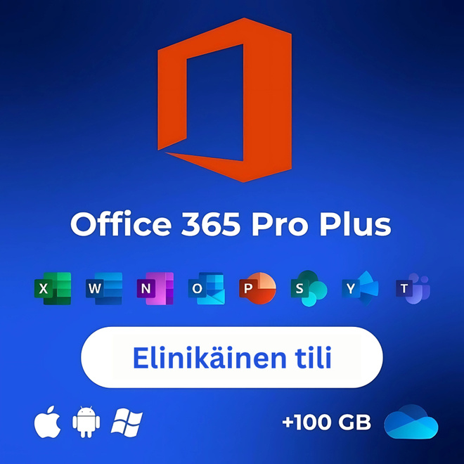 Office 365 Pro Plus | Elinikäinen tili