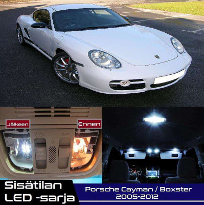 Porsche Cayman / Boxster (987) Sisätilan LED-sar