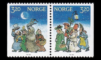 Norja 1082-3 ** Joulu (1991)