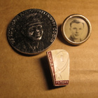 CCCP: kolme vintage kosmonautti-pinssiä - Juri Gagarin - pikkukuva 1
