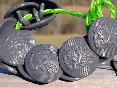 Leijona napit - 10 kpl. Halkaisija - 20 mm. Muovi. Hyväkunt