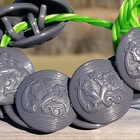 Leijona napit - 10 kpl. Halkaisija - 20 mm. Muovi. Hyväkunt - pikkukuva 1